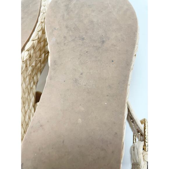 Ulla Johnson Gemma Flatform in Natural Straw Jute 38.5 - Picture 10 of 12